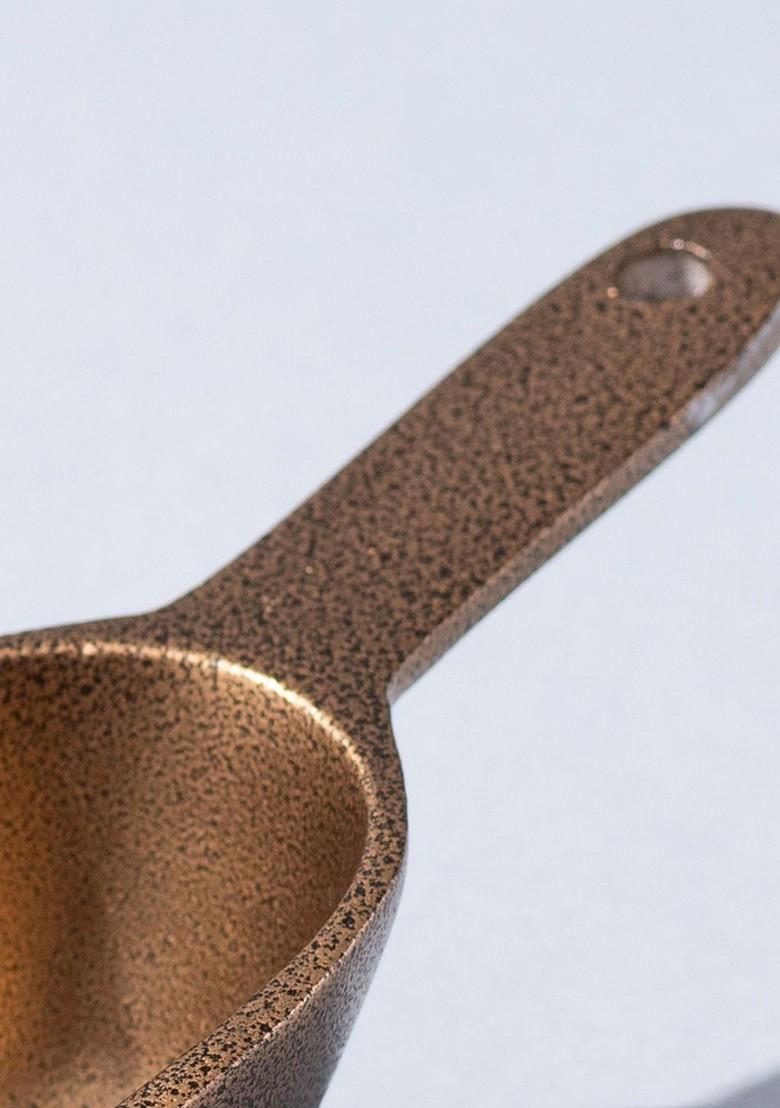 Yellow Stainless Steel Serving Spoon