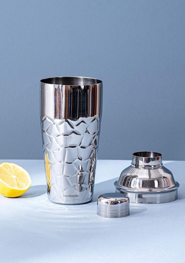 Hammered Stainless Steel Bar Shaker