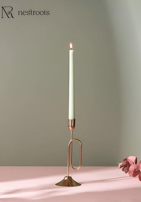 GoldToned Candle Holder