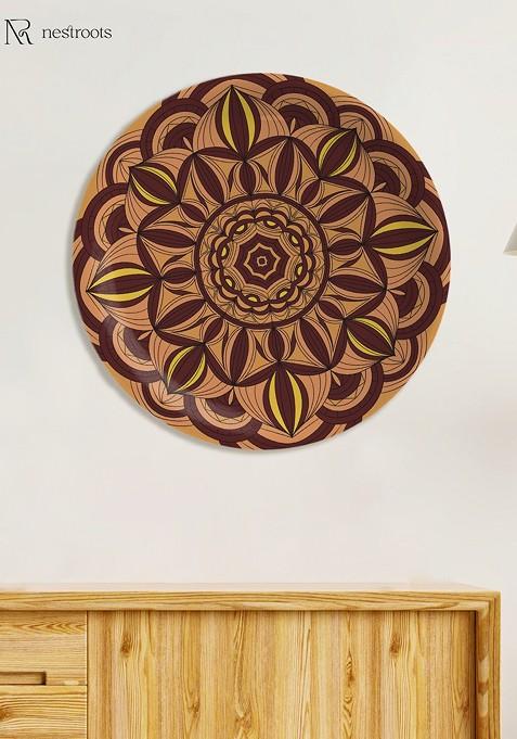 Mustard And Maroon Espresso Enchantment Wall Plate