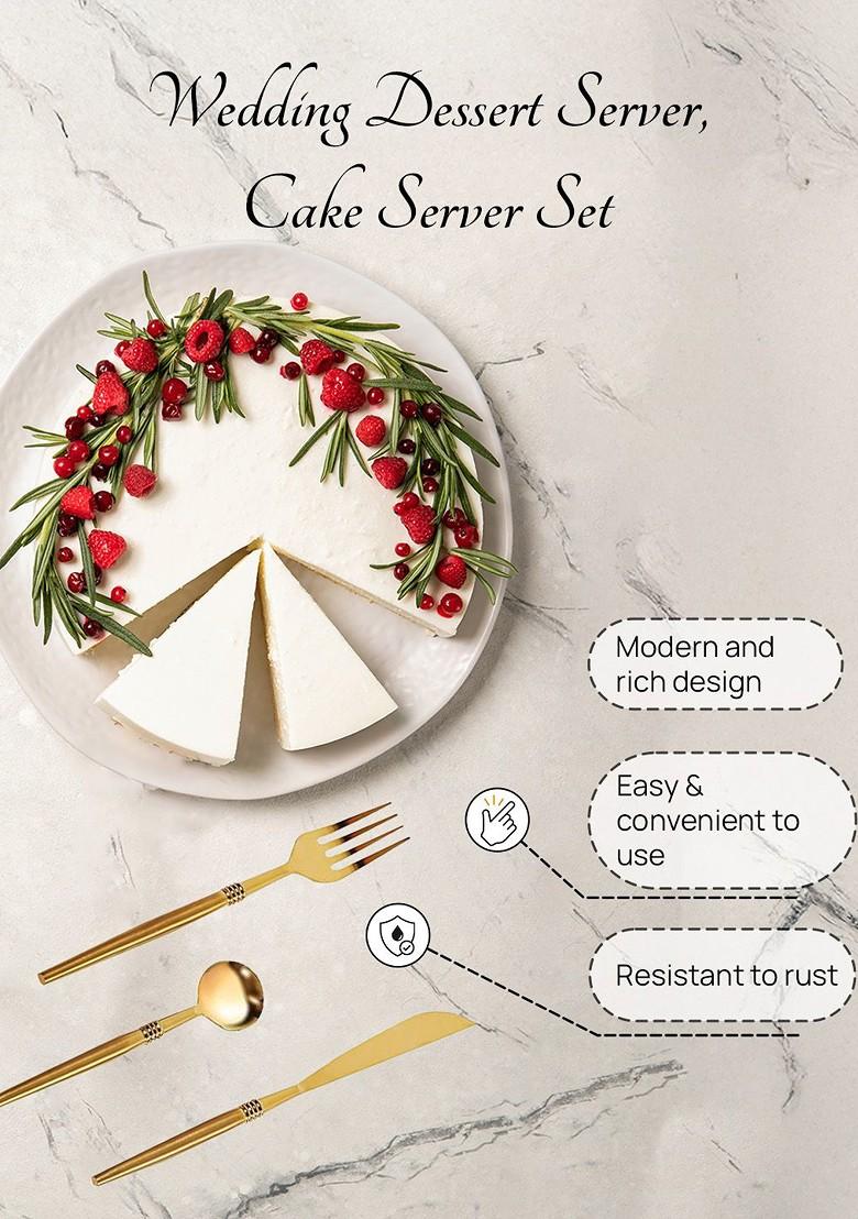 5Pcs Stainless Steel Cutlery Set