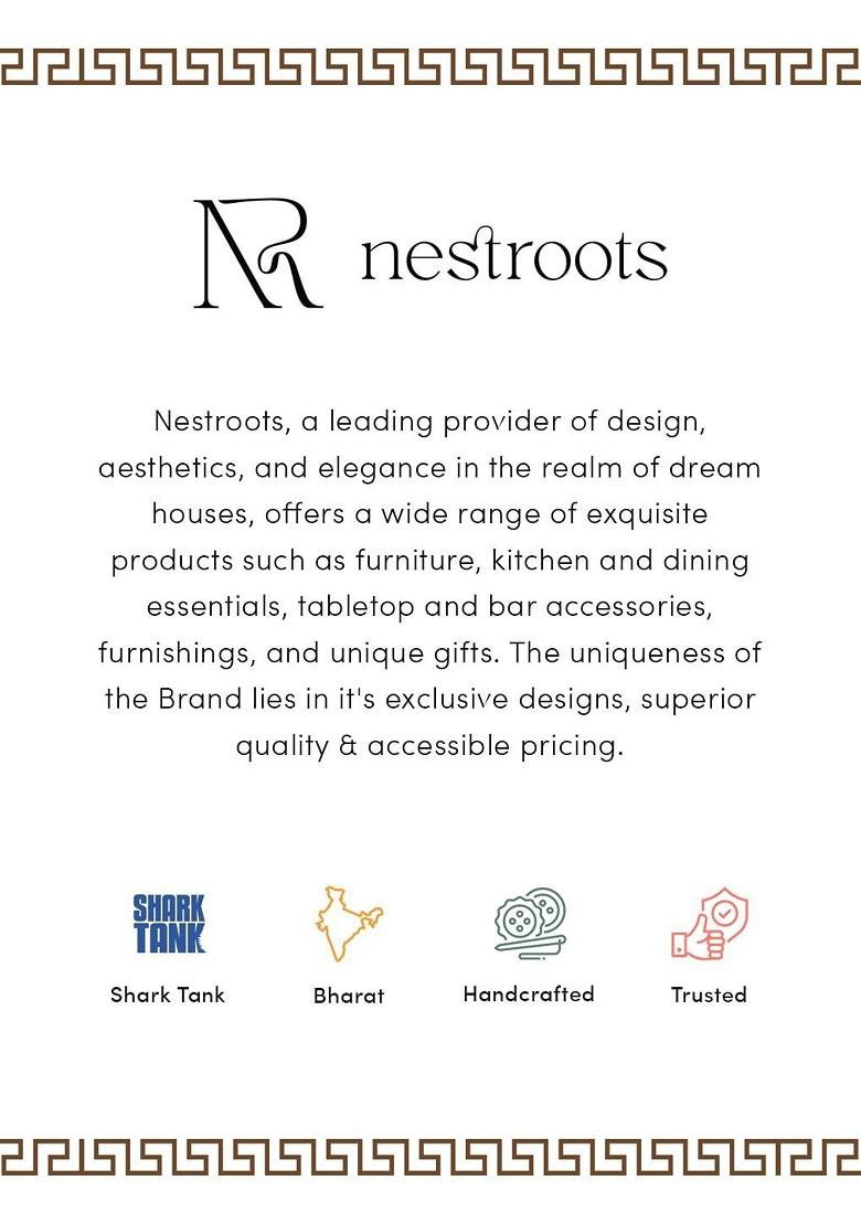 Brown Wooden Cutlery Holder