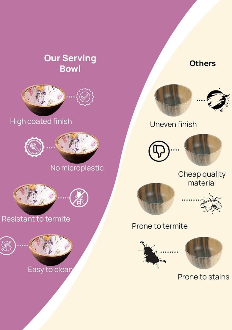 Brown Printed Decorative Bowls