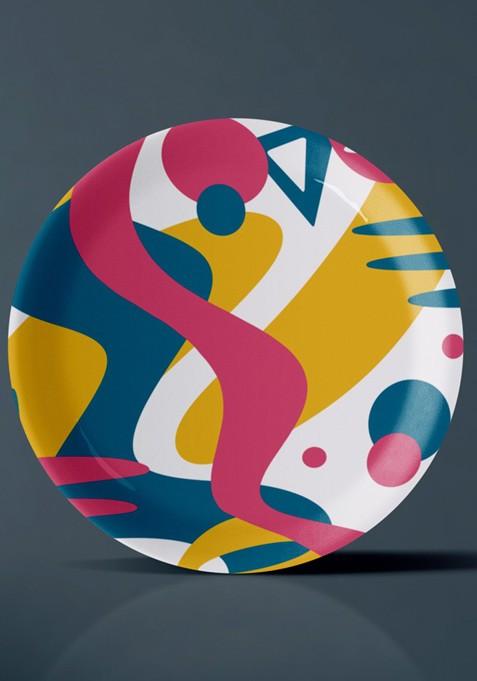 White And Navy Blue Tranquil Hues Canvas Wall Decor