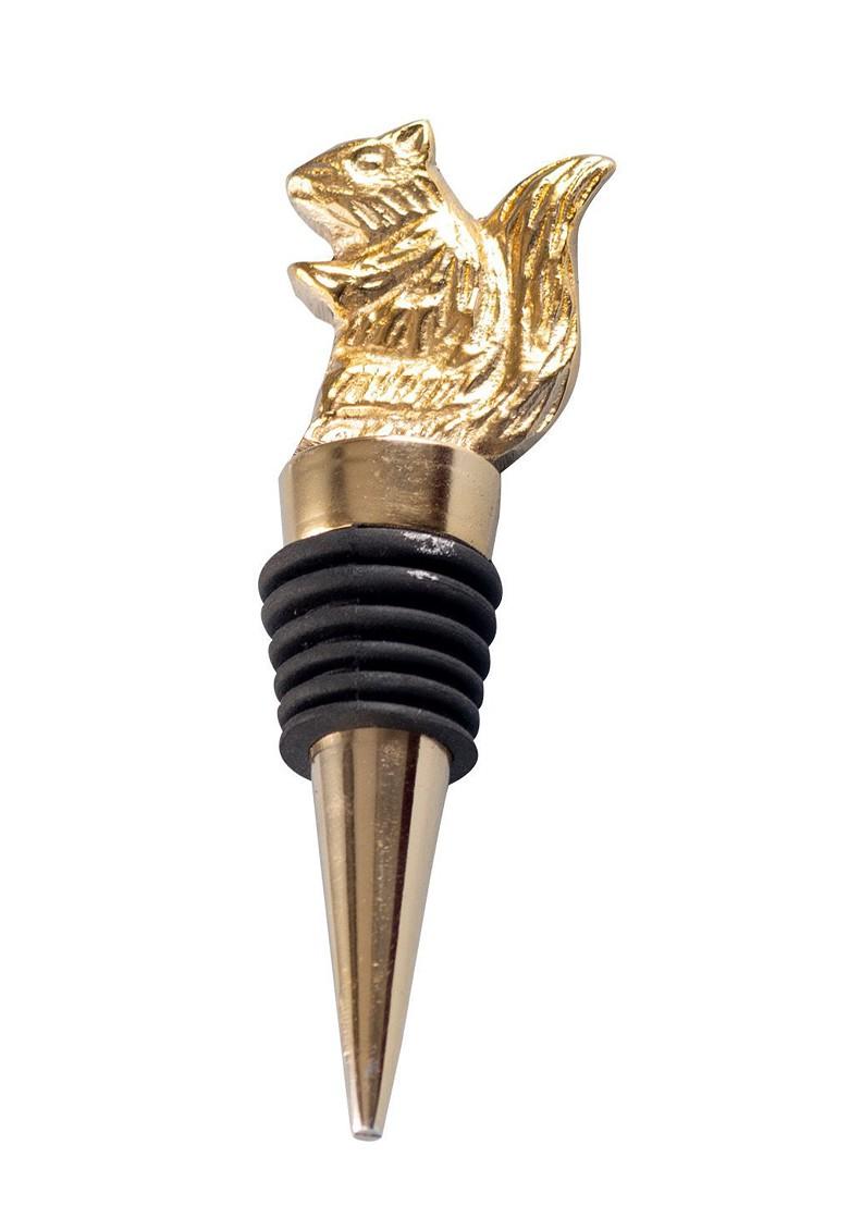 Nestroots Yellow Squirrel Cocktail Mocktail Bottle Stopper