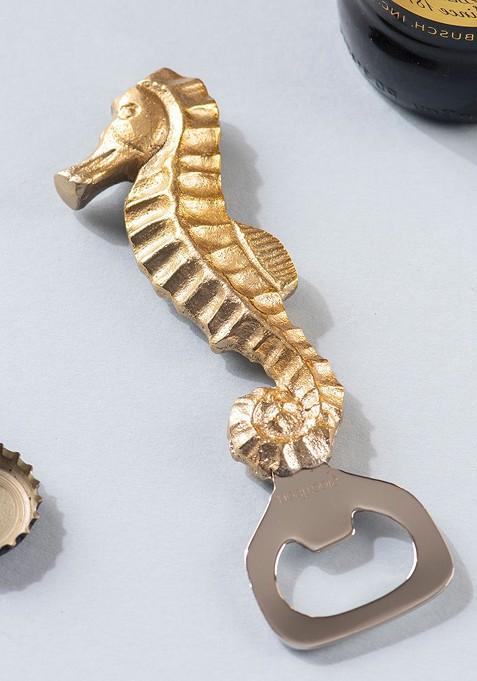 Stainless Steel Sea Horse Design Bottle Opener