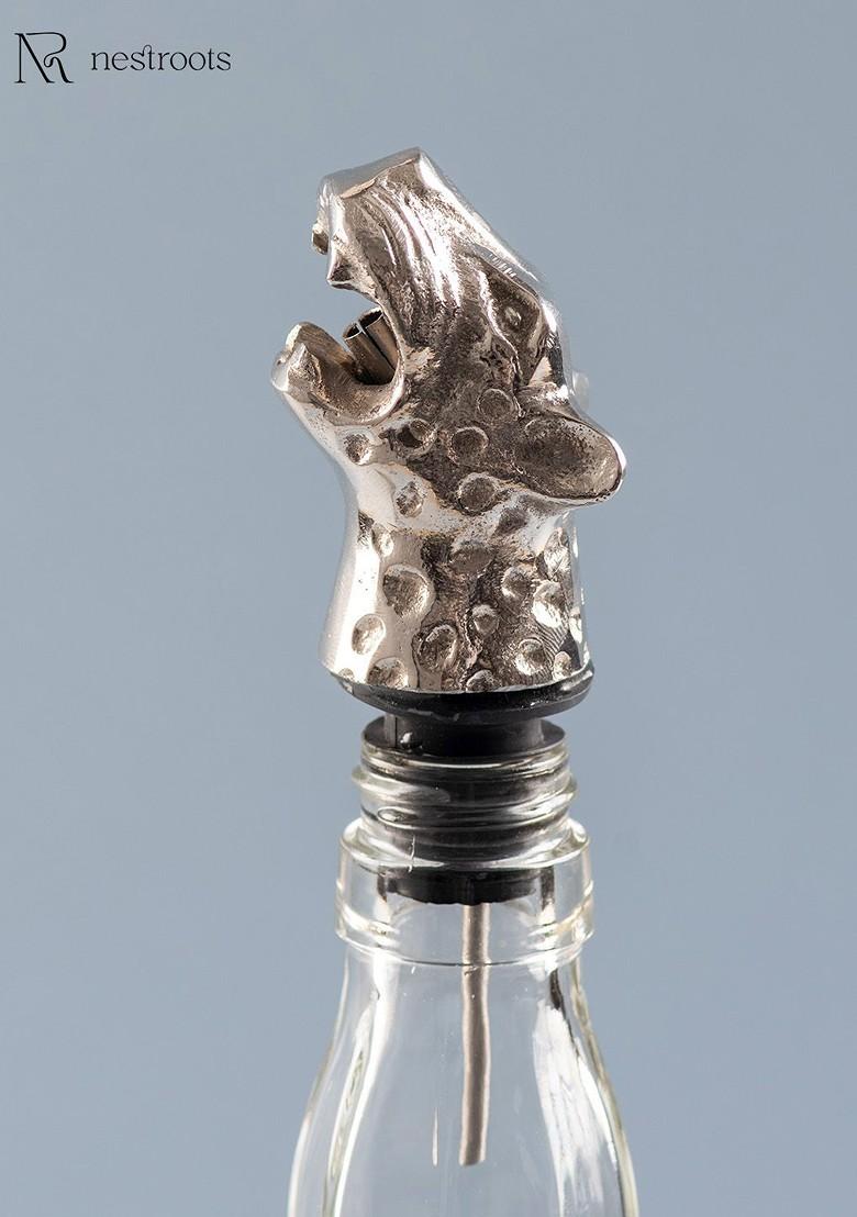 Nestroots Tiger Design Mocktail Bottle Pourer
