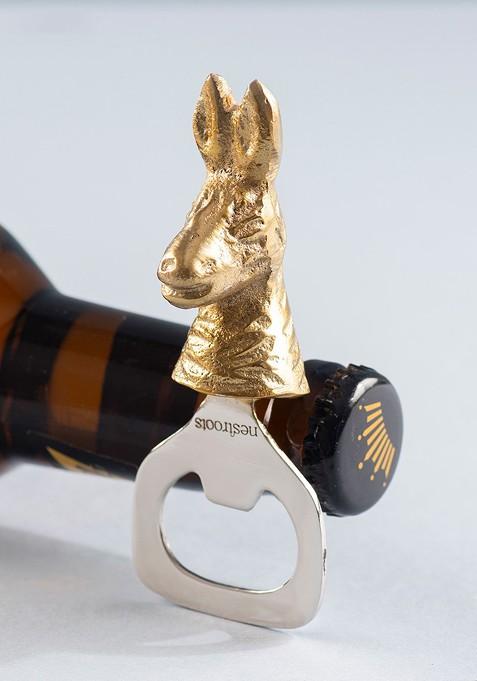 Nestroots Beige Rabbit Mocktail Bottle Opener