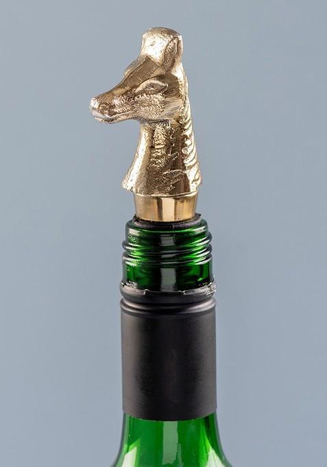 Stainless Steel Horse Design Bottle Stopper