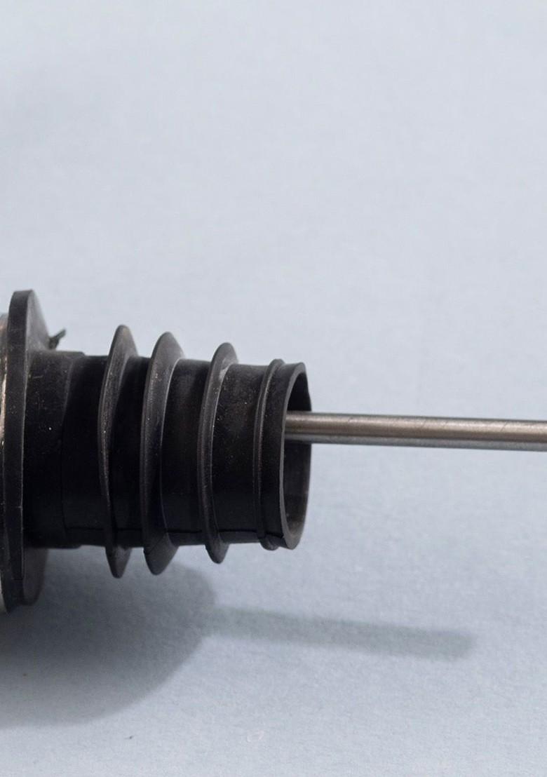 Textured Stainless Steel Rein Deer Bottle Pourer