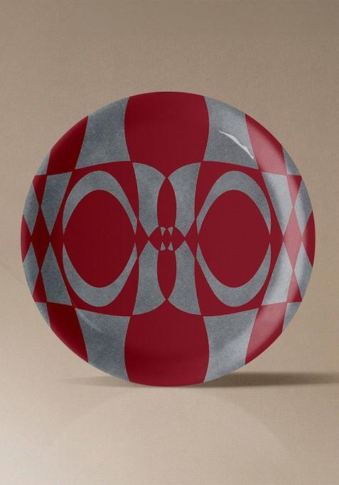 Maroon Scarlet Dreamscape Wall Plate