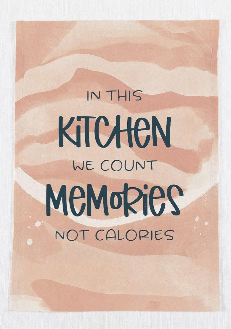 Pink And Black 3 Pieces Printed Cotton Kitchen Towels