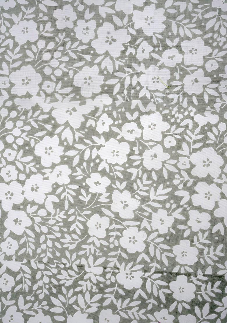 Sea Green Printed Cotton Apron