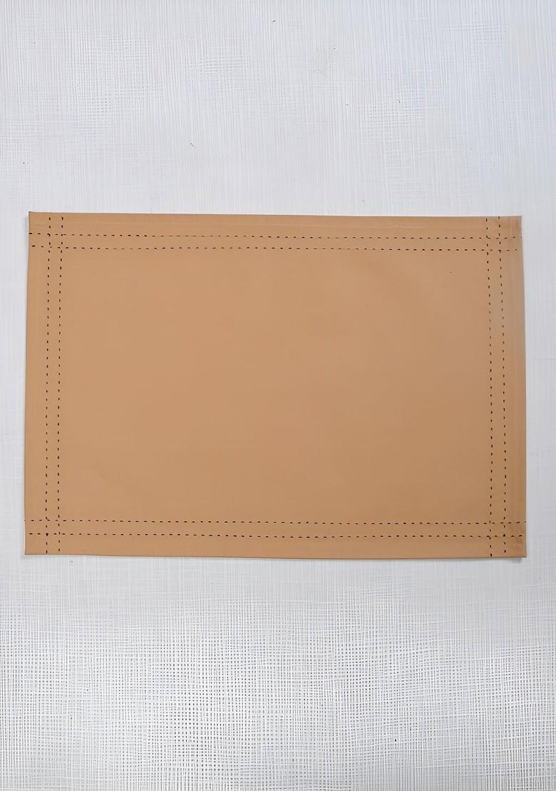 6Pcs Beige Cotton Table Placemats