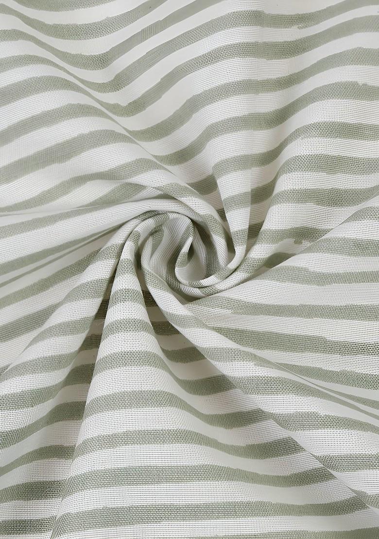 Green And Yellow 4 Pieces Striped Kitchen Towels