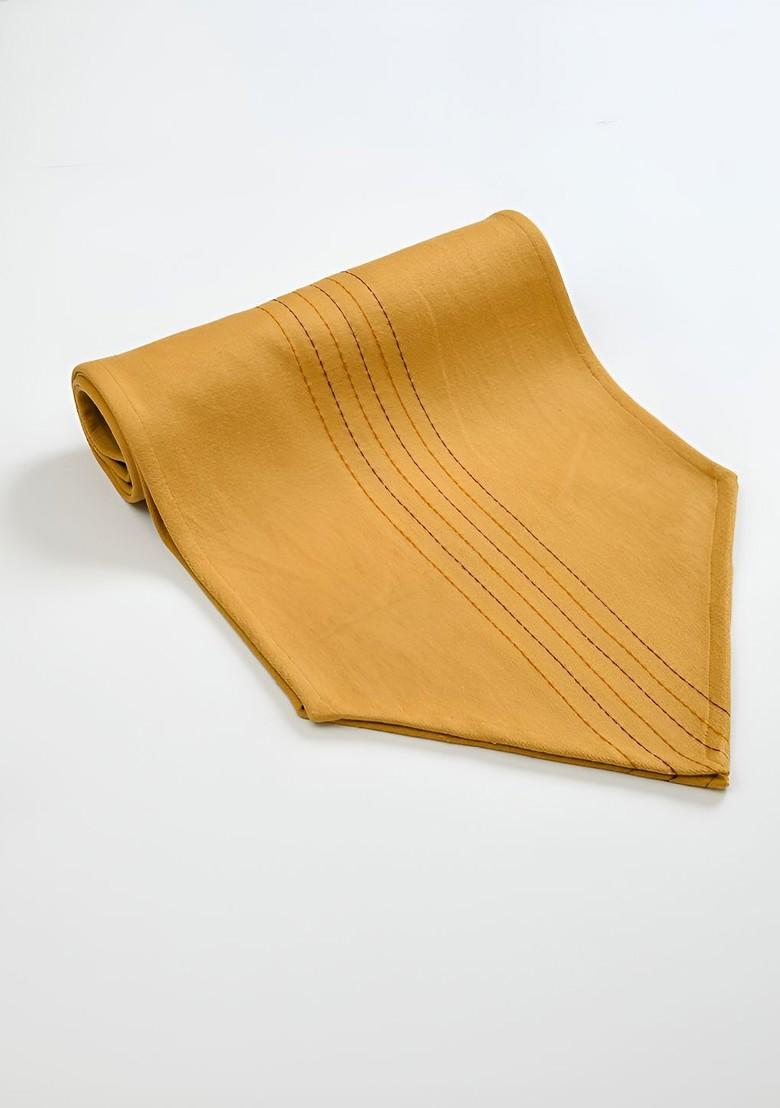 Yellow Rectangle Cotton Rectangle Table Runner