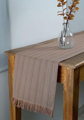 Brown Textured Table Runner