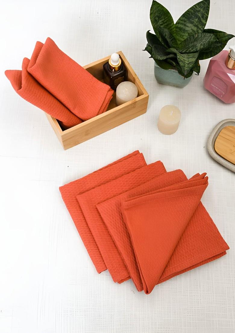 6Pcs PeachColoured 170 Gsm Face Towels