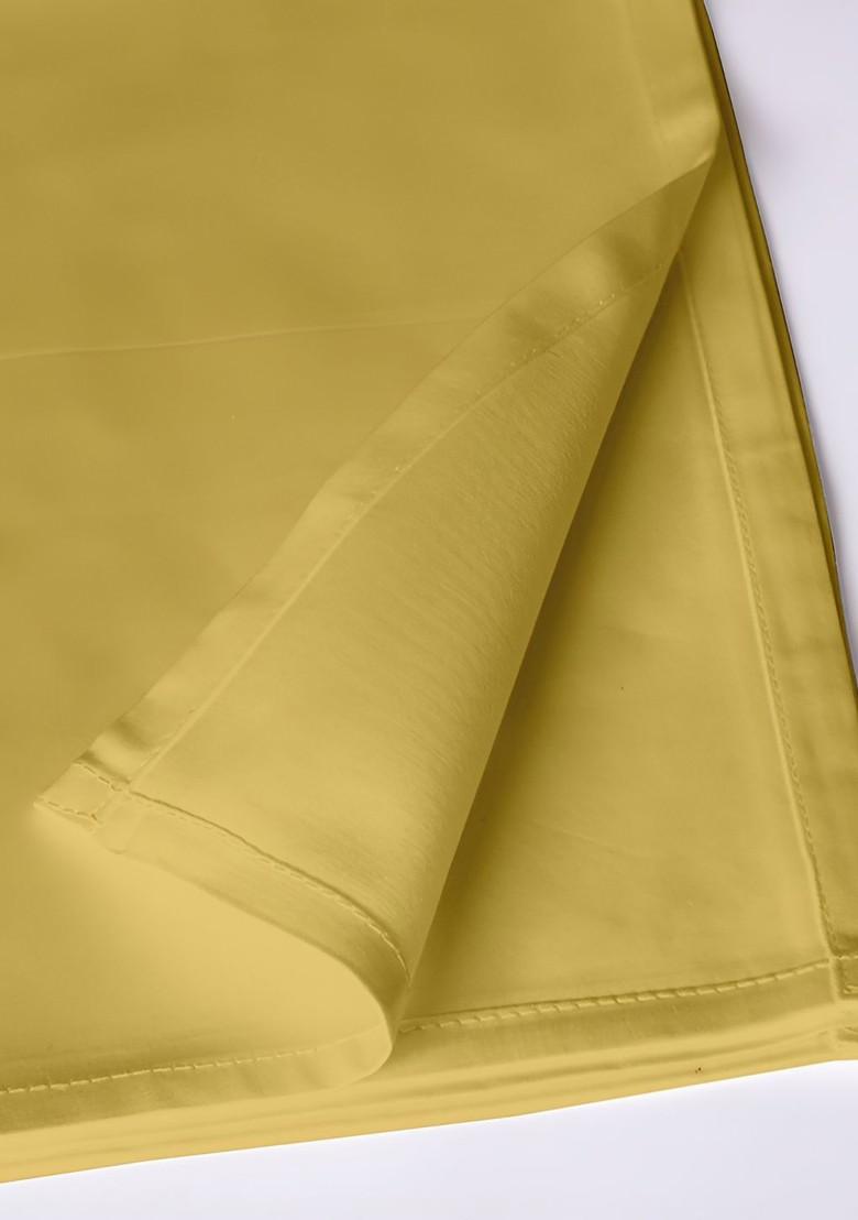 Mustard 12 Pieces Cotton Reusable And Disposable Table Napkins