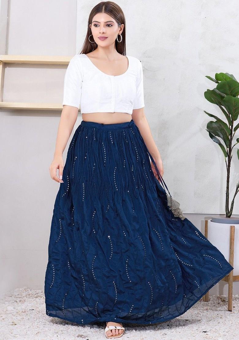 Silk Round Neck Padded Saree Blouse