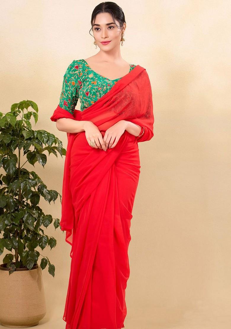Women Sweetheart Neck Padded Saree Blouse