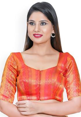 Women Sweetheart Neck Padded Saree Blouse