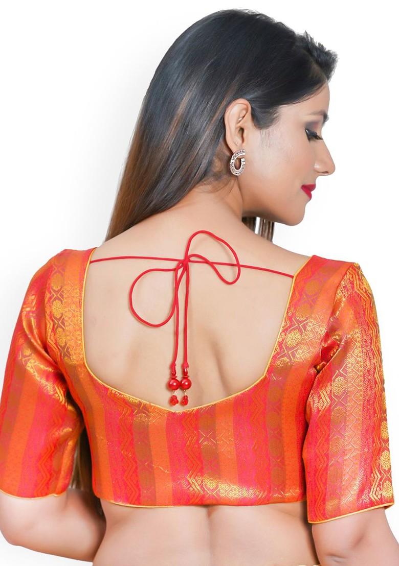 Women Sweetheart Neck Padded Saree Blouse