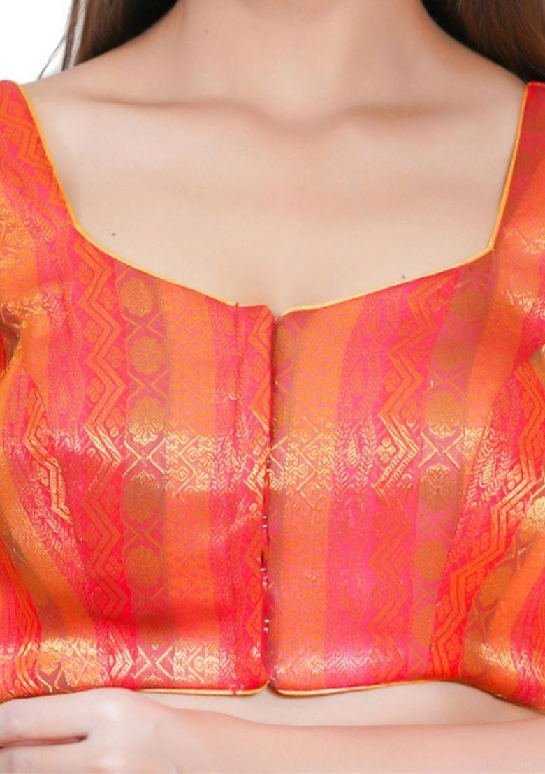 Women Sweetheart Neck Padded Saree Blouse