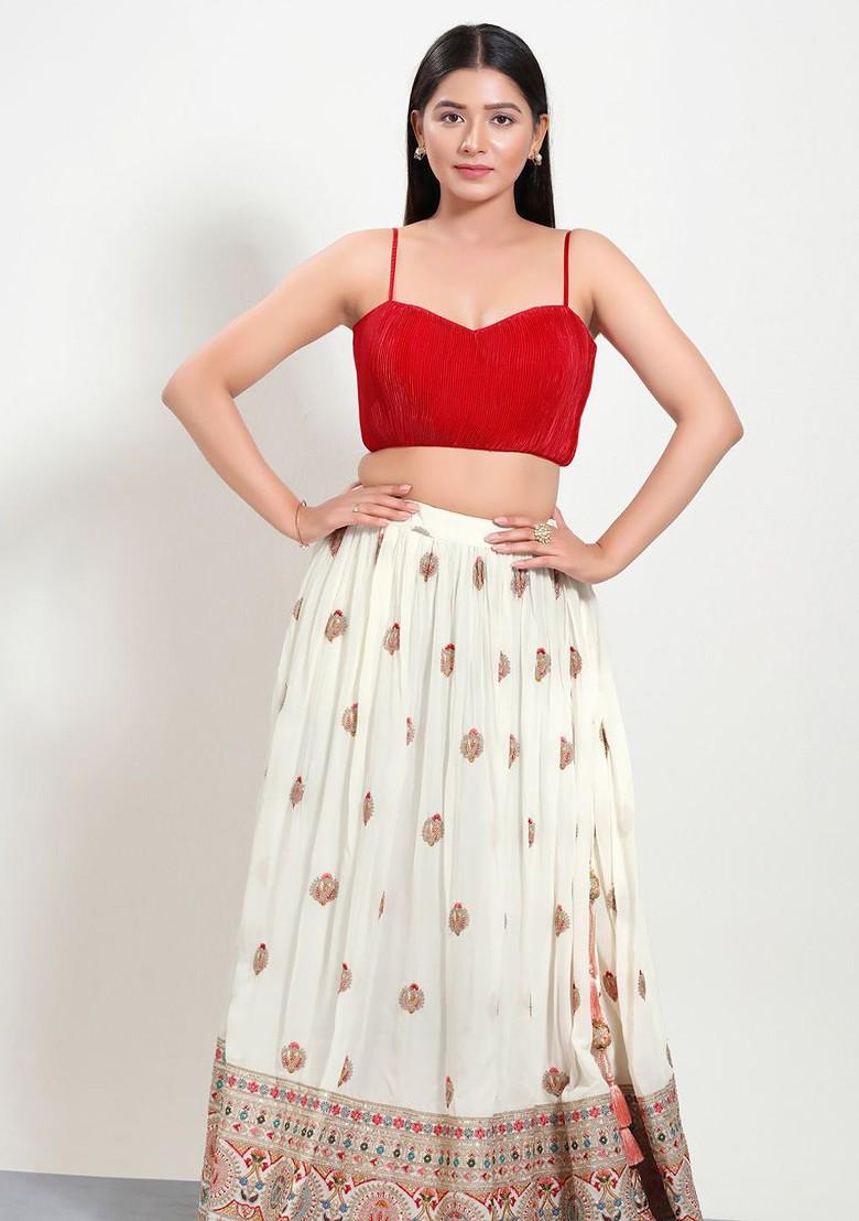 Women Sweetheart Neck Padded Saree Blouse