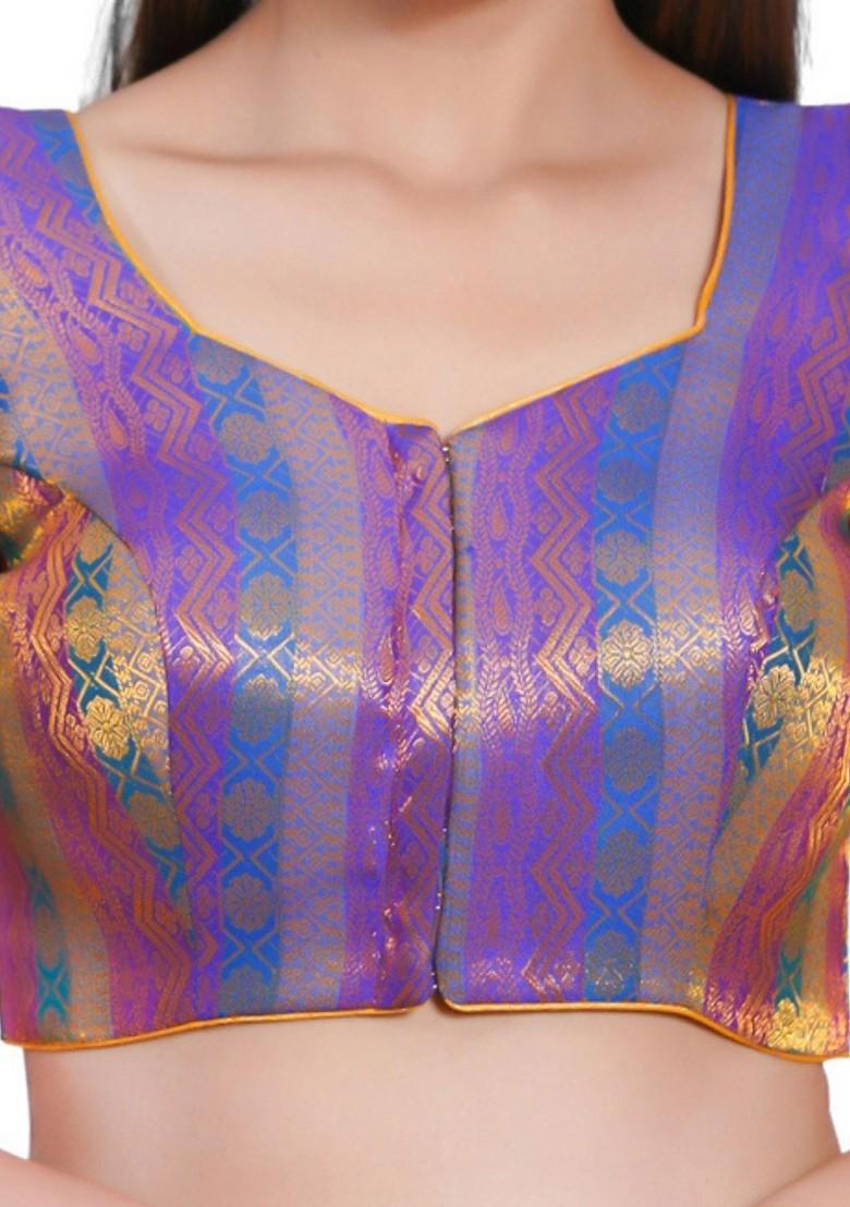 Women Sweetheart Neck Padded Saree Blouse