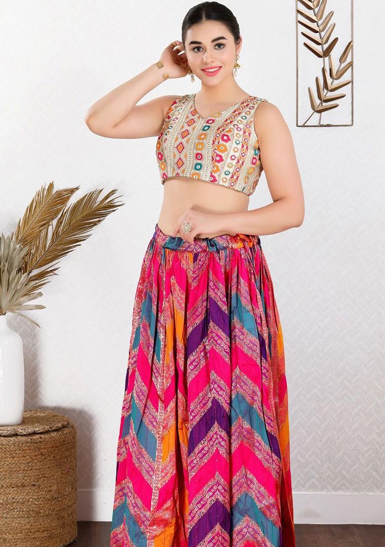 Embroidered Silk V Neck Padded Saree Blouse