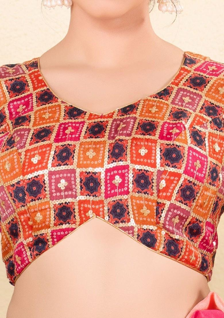 Women Sweetheart Neck Padded Saree Blouse