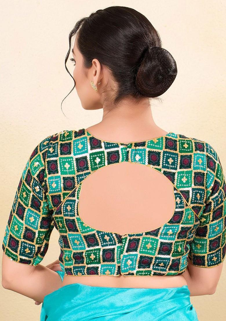 Women Sweetheart Neck Padded Saree Blouse