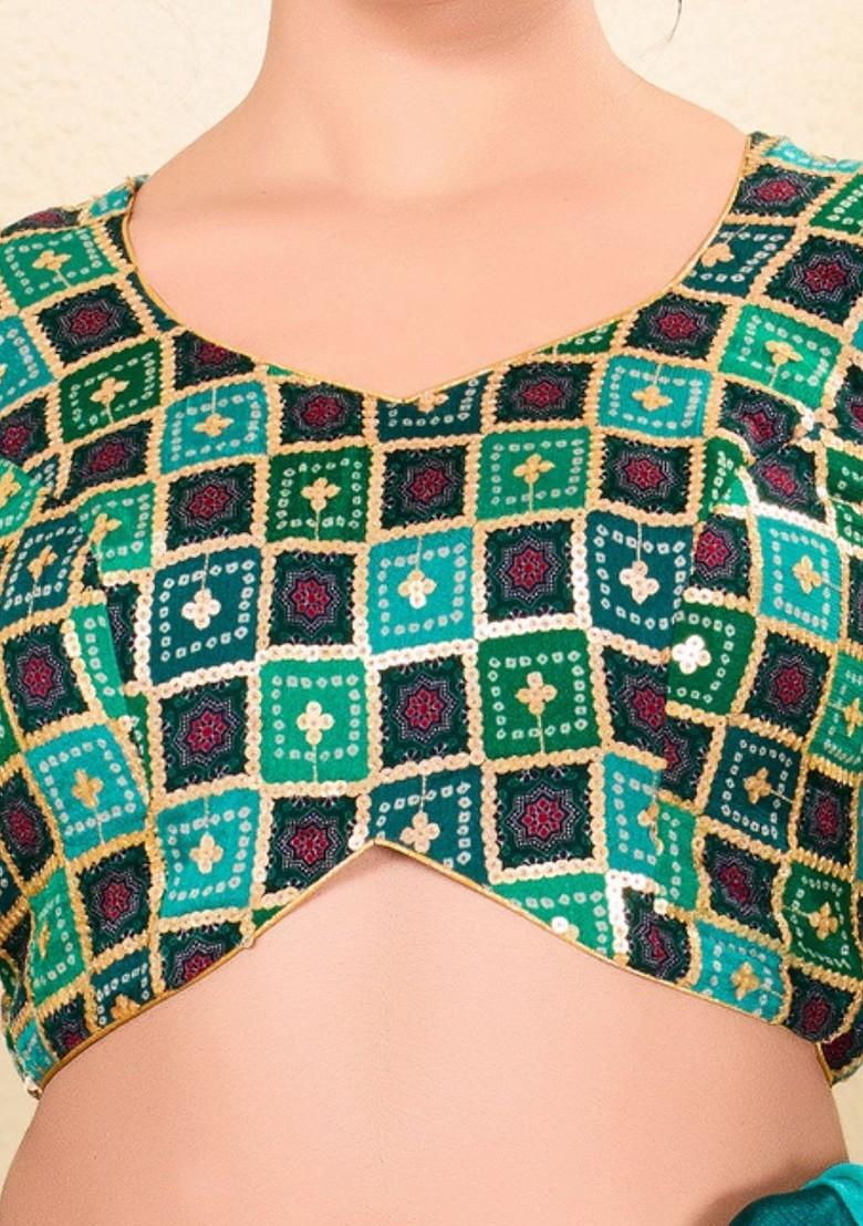 Women Sweetheart Neck Padded Saree Blouse