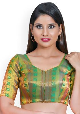 Women Sweetheart Neck Padded Saree Blouse