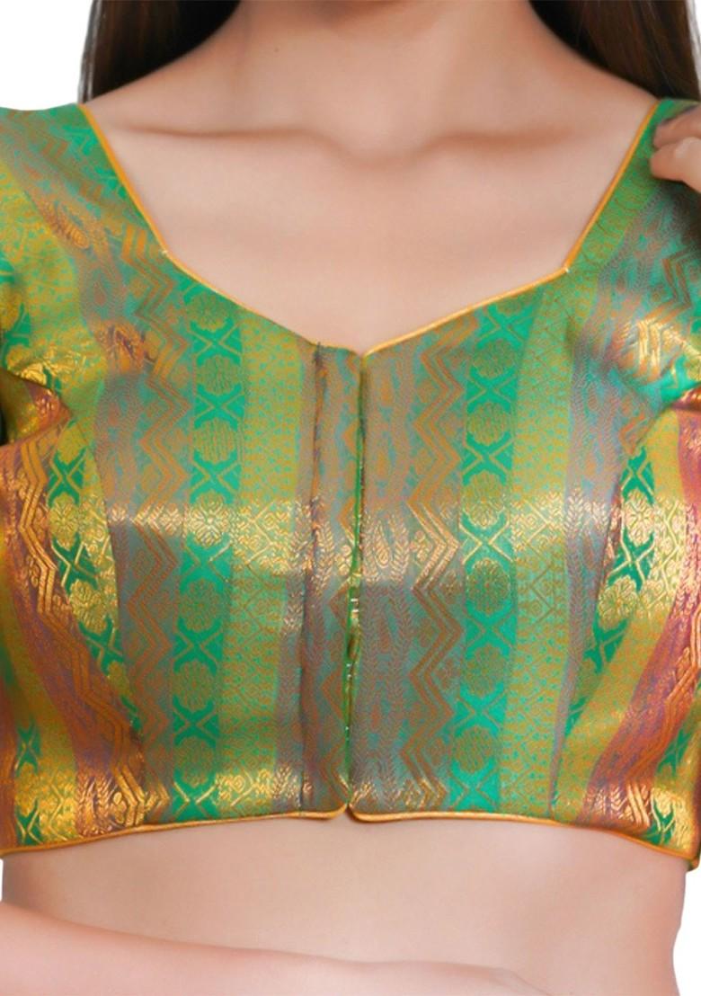 Women Sweetheart Neck Padded Saree Blouse