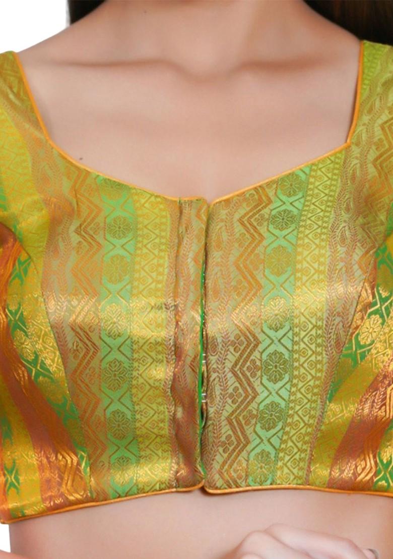 Women Sweetheart Neck Padded Saree Blouse