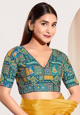 Woven Design Saree Blouse