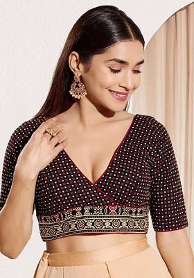 Woven Design Saree Blouse