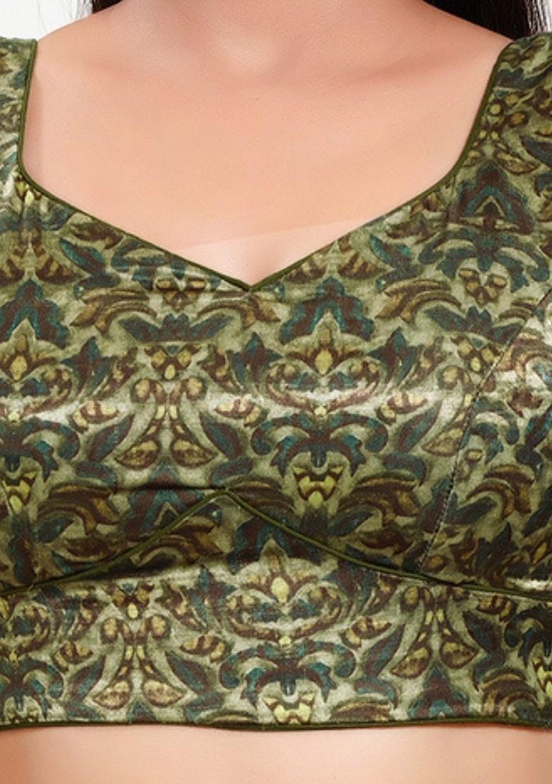 Women Sweetheart Neck Padded Saree Blouse