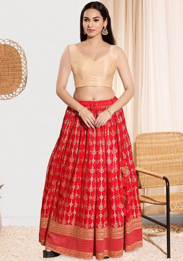 V Neck Padded Saree Blouse