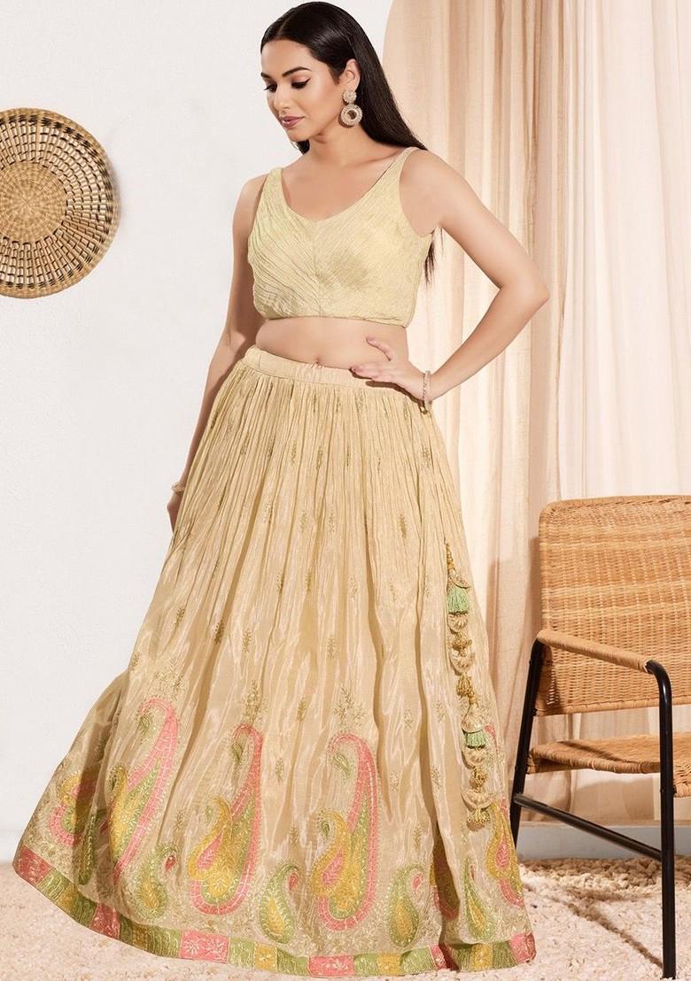 V Neck Padded Saree Blouse