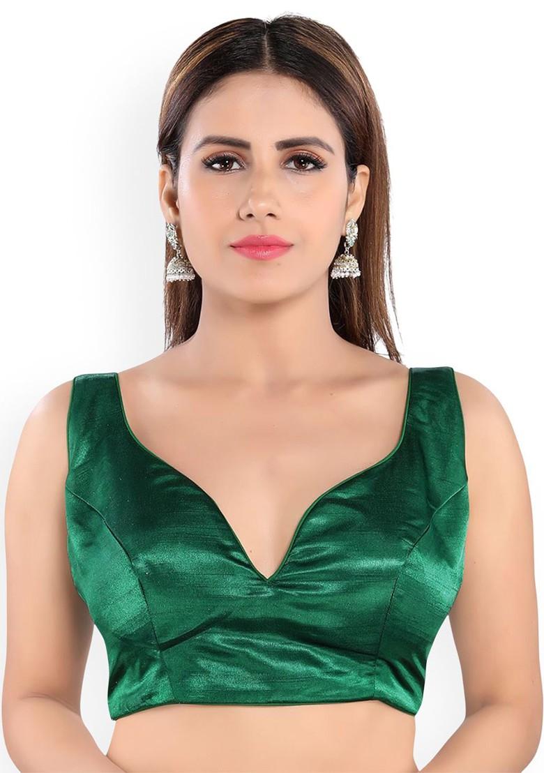 Women Sweetheart Neck Padded Saree Blouse