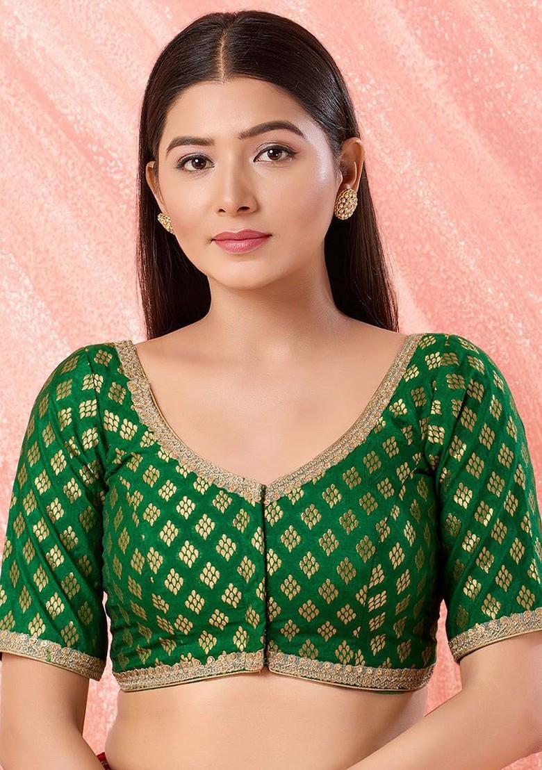 Women Sweetheart Neck Padded Saree Blouse