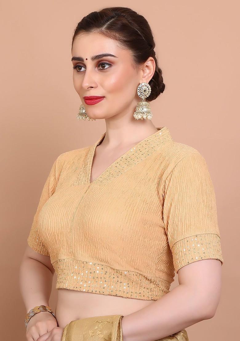 Embellished Stretchable Saree Blouse