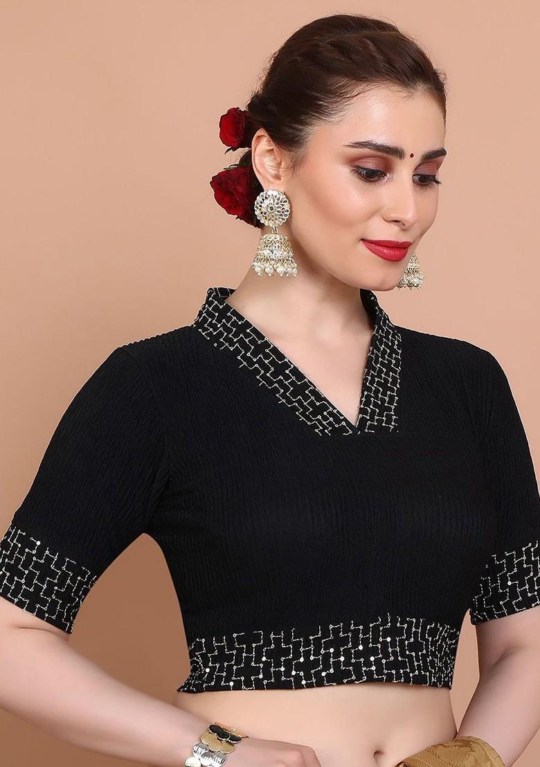 Embellished Stretchable Saree Blouse