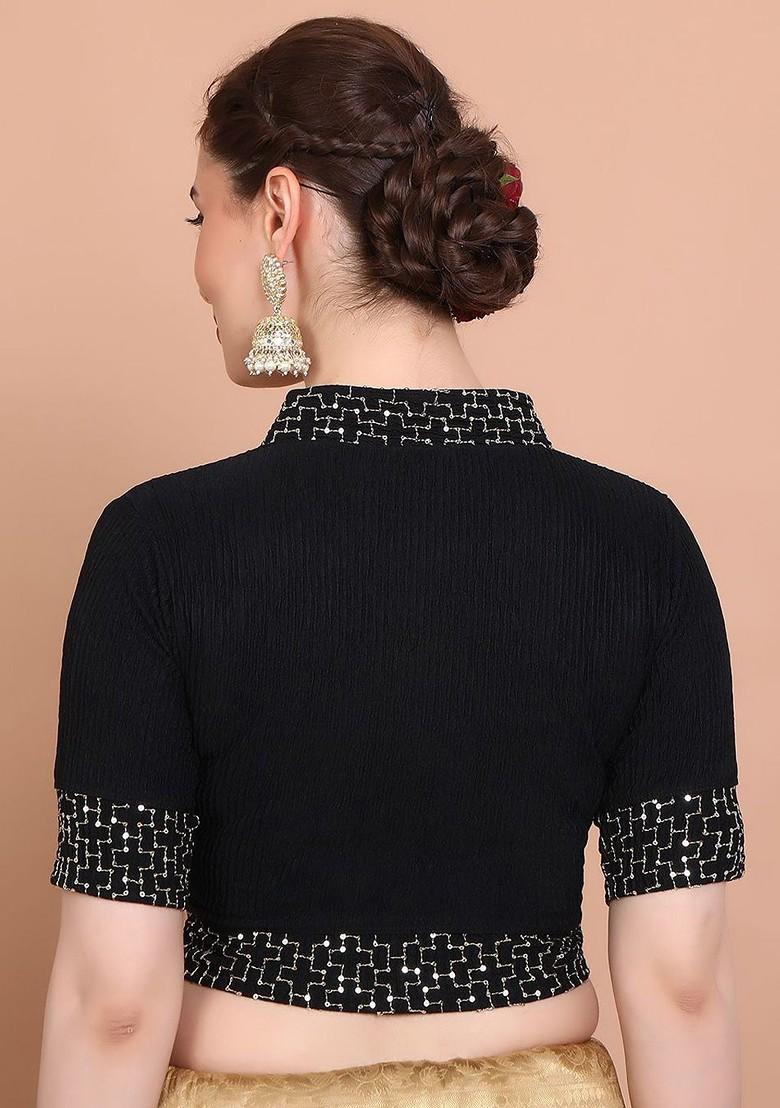 Embellished Stretchable Saree Blouse