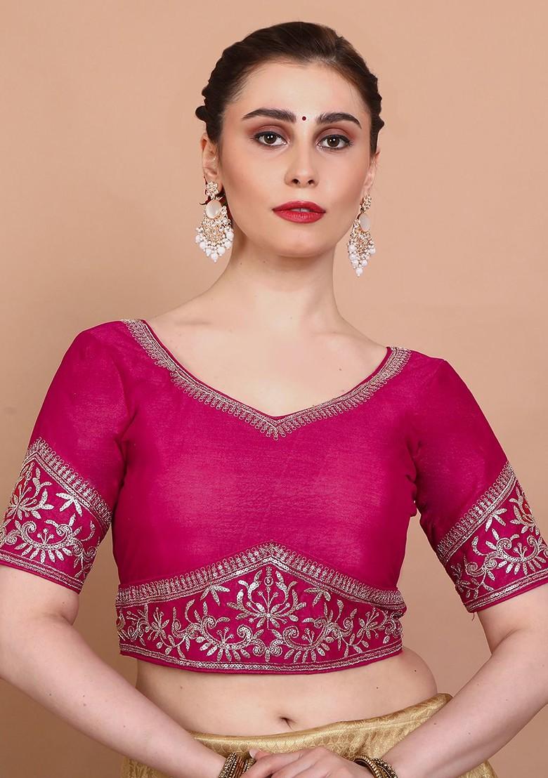 Embroidered Saree Blouse