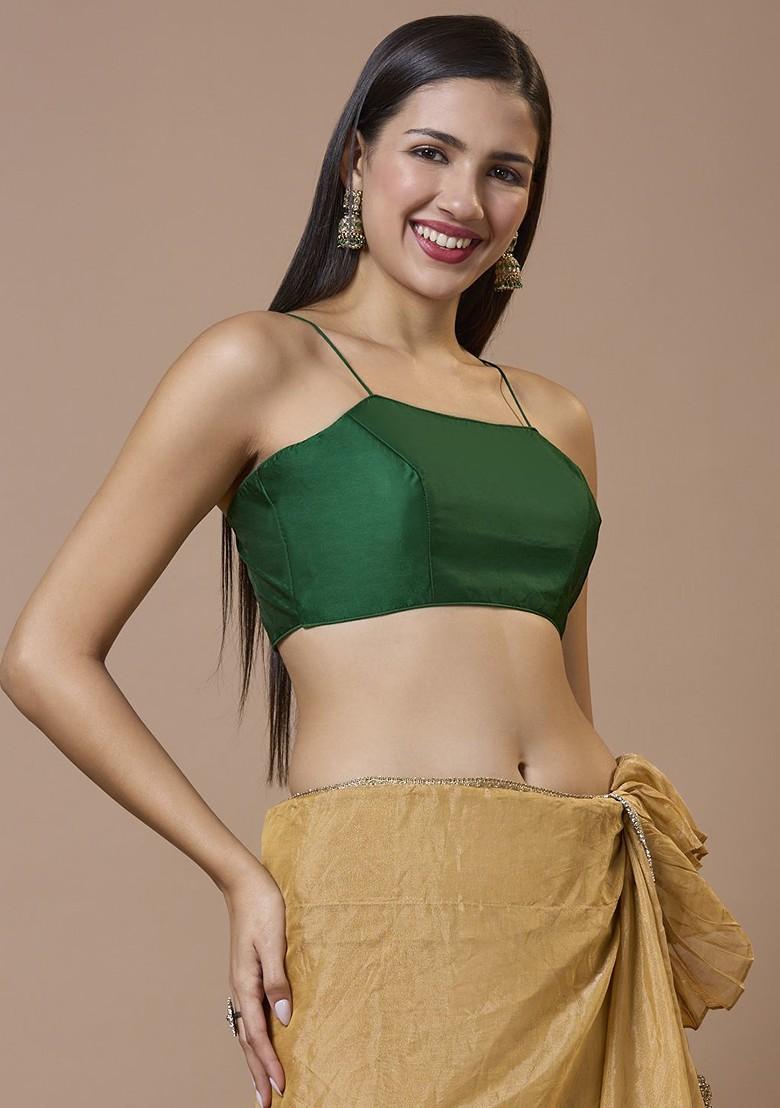 Neck Padded Readymade Blouse With A Comfortable Fit