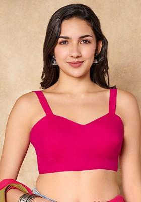 Women Pure Cotton Saree Blouse